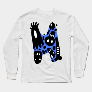 Letter H Long Sleeve T-Shirt